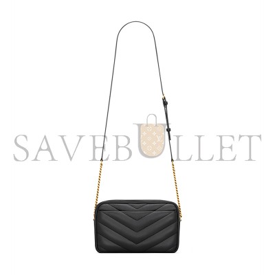 YSL LOULOU CAMERA BAG IN MATELASSÉ LAMBSKIN 869468AAEAX1000 (23*14*6cm)